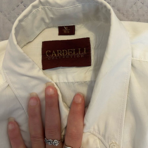 Men's white shirt like new, size M