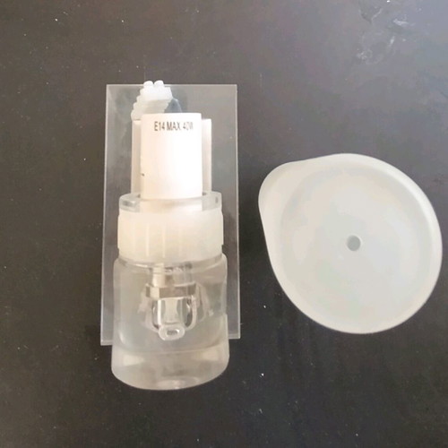 Modern wall light like new without glass white-silver 20cm