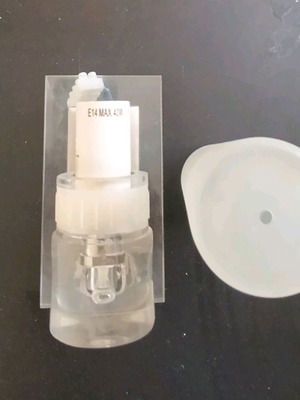 Modern wall light like new without glass white-silver 20cm