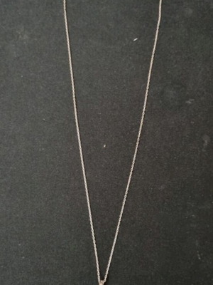 Silver necklace with stones Oxette like new