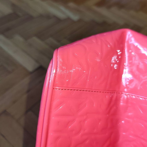 Calvin Klein hand bag used, pink