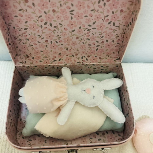 Handmade Bunny Toy Set with Little Dutch Box