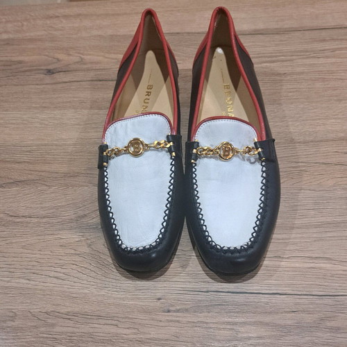 Brunate women's ballerinas like new, blue and red, size 37