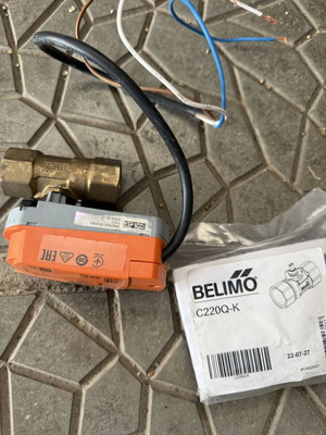 Ηλεκτροβάνα Belimo με λαιμό