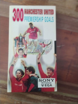 300 Manchester United Premiership Goals VHS tape used