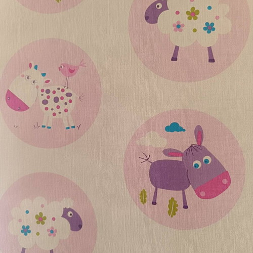 Children's wallpaper pack of 6 rolls new