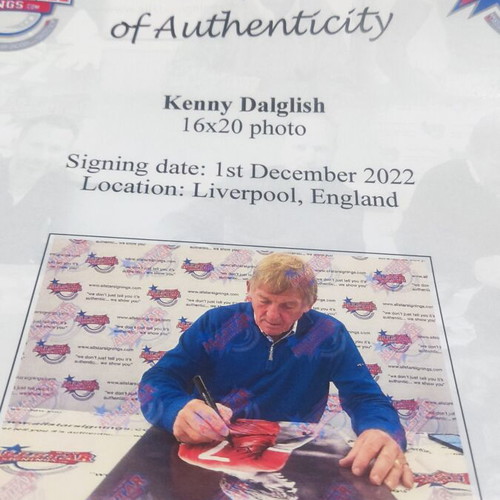 Kenny Dalglish Signed Collectible Photo Liverpool Legend
