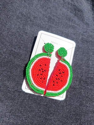 Handmade Watermelon Earrings new