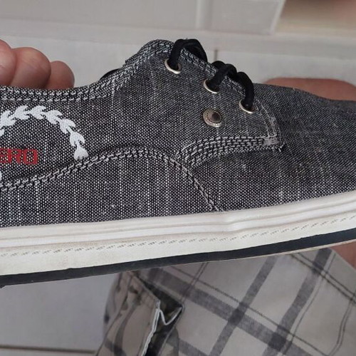Casual shoes like new, gray, size 42