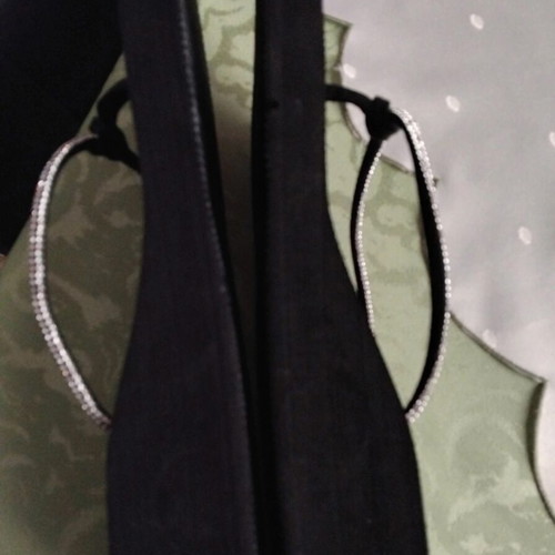 Cuccoo Platform Flip Flops like new, size 40, black and silver