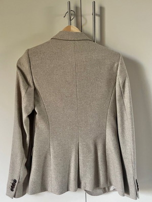Massimo Dutti wool jacket S new beige