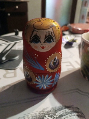 Matryoshka like new, handmade souvenir doll