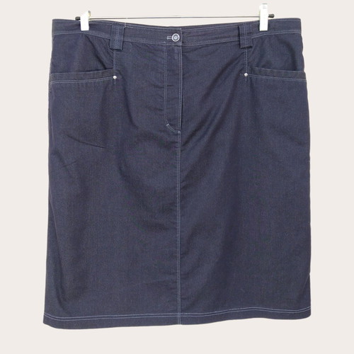Plus Size Denim Skirt (2XL/3XL)