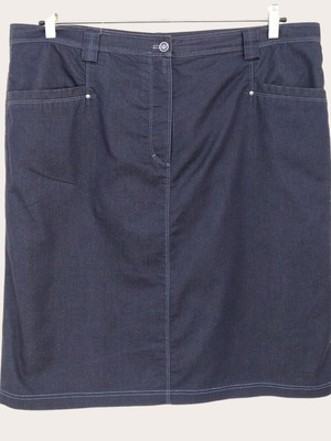 Plus Size Denim Skirt (2XL/3XL)