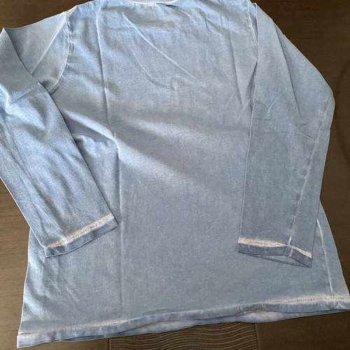 Long-sleeve blue sweatshirt for boys 12 years