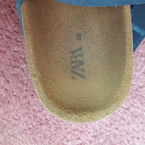 Zara kids sandals used, size 40, blue