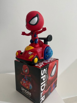 Super Spider Car toy new with 360-degree rotation and doll installment method