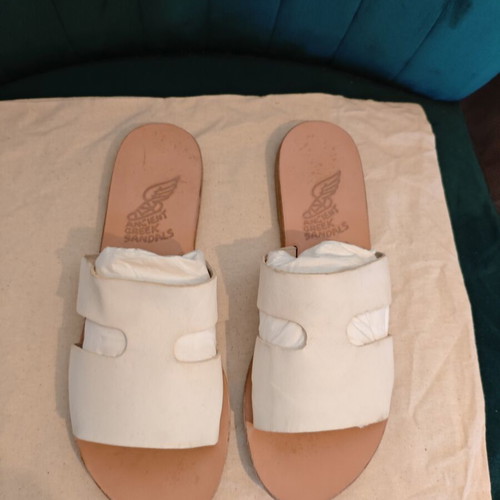 Ancient Greek Sandals white, like new, size 41