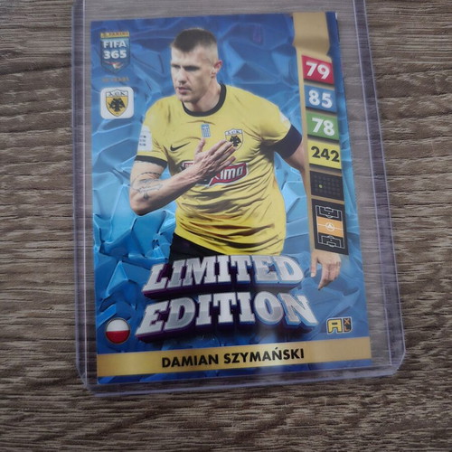 Panini FIFA 365 2024-2025 Adrenalyn XL LE138 Damian Szymanski AEK card like new Limited Edition