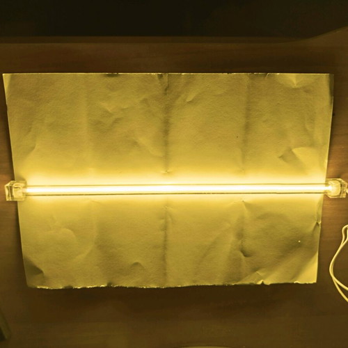Neon lighting kit for desktop, green twin lamp