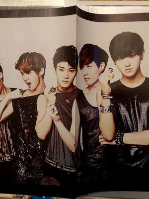 EXO & Ian Stratis poster like new, size 41x28, Teenage