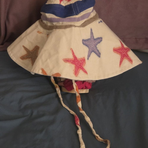 Pearl & Caviar Asterias Maxi Hat new, colorful resortwear