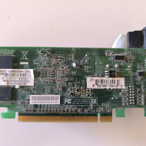 Nvidia GeForce 7300 LE 256MB DDR2 graphics card like new, silent PCIe
