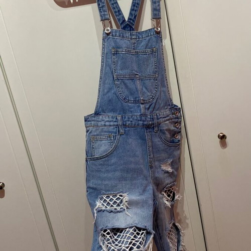 OwTwo denim overalls like new, blue, size M