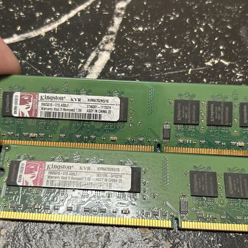 Ram DDR4, DDR3, DDR2, and DDR used modules