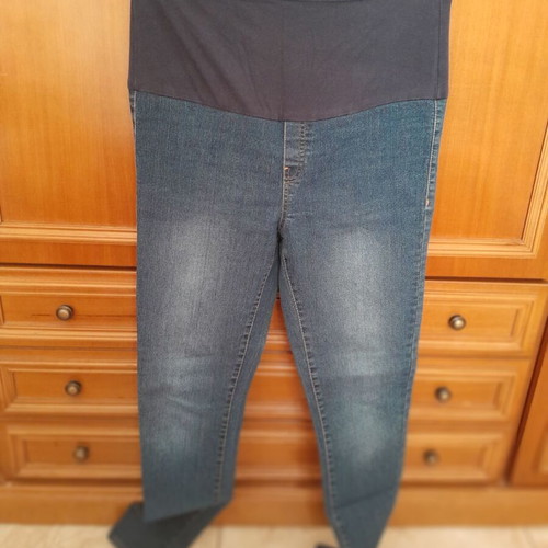 Prenatal elastic maternity jeans used, blue, size L, pack of 2