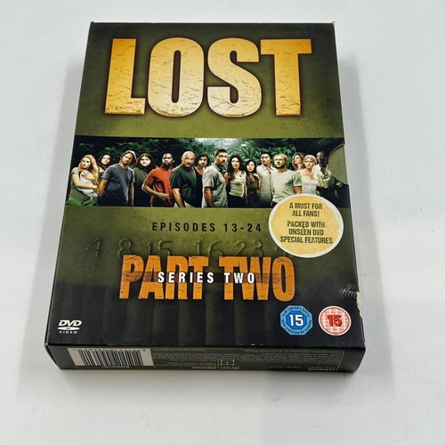 Lost Season 2 Part Two DVD box set used, episodes 13-24