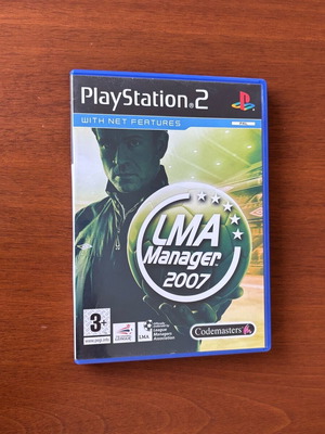 LMA Manager 2007 for PlayStation 2 like new, complete set