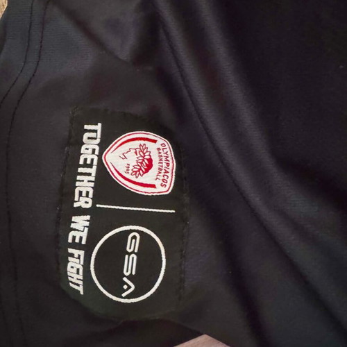 GSA Olympiacos BC 2023/24 Third Black Jersey Moses Wright XL