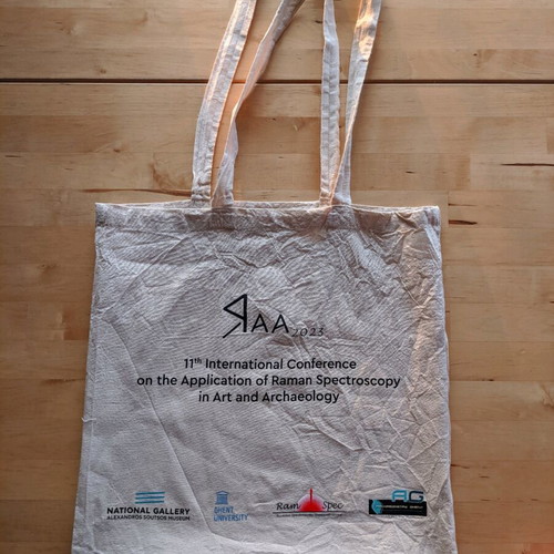 Cotton bag with print of Nikolaos Lytras artwork "Boat with Sail"