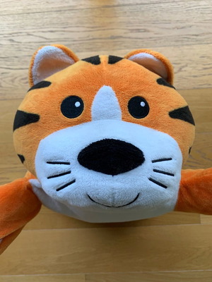 Melissa & Doug Cuddle Tiger Jumbo Plush Stuffed Animal like new