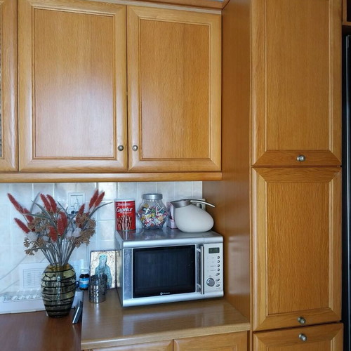 Kitchen cabinets used, classic design, solid wood, U-shape 2.7x3.0x2.3 m