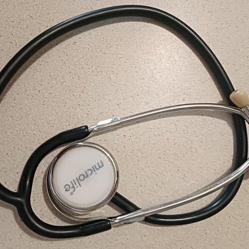 Microlife Stethoscope like new, black, reliable acoustic performance