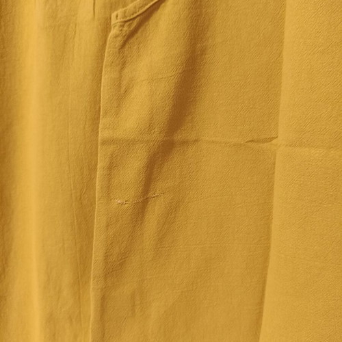 Women's linen set like new, mustard yellow top and pants