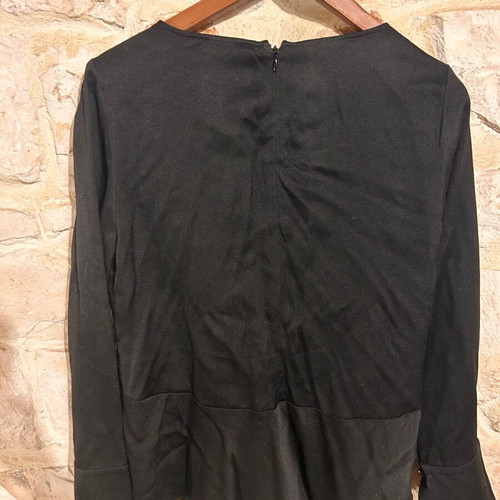 Max & Co Black Blouse Size 40 Like New