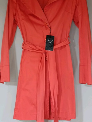 Forel coral trench coat new, size 46