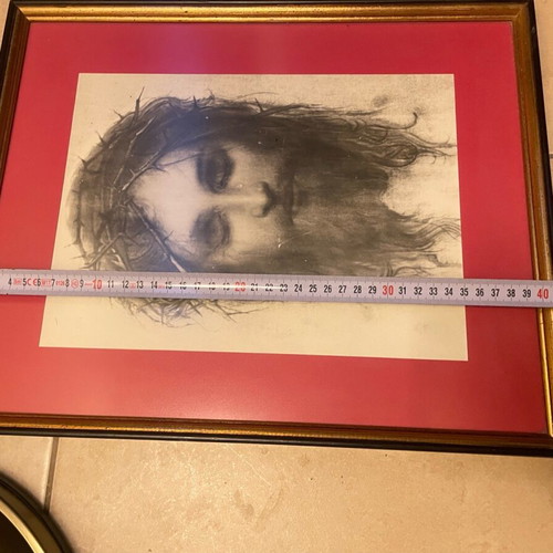 Jesus print wall art like new