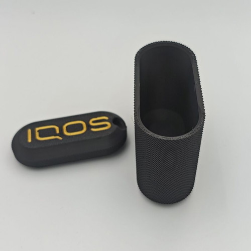 3D Printed Portable Ashtray Case for IQOS Buds Black new
