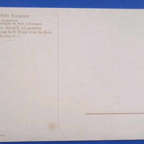 Biblical postcard used, very good condition