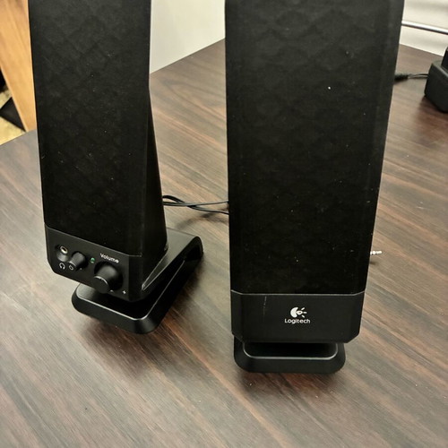 Logitech Z150 computer speakers used, stereo set 2.0