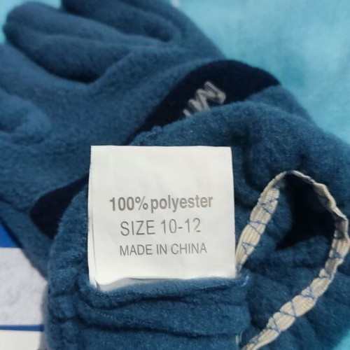 Disney children's gloves No 8-10, fleece, blue, new