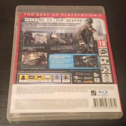 Watch Dogs PlayStation 3 used in very good condition