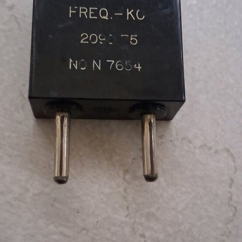 Radio frequency crystal type FT-243 used, collectible