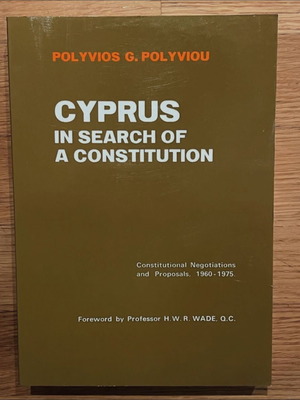 Cyprus in Search of a Constitution book used