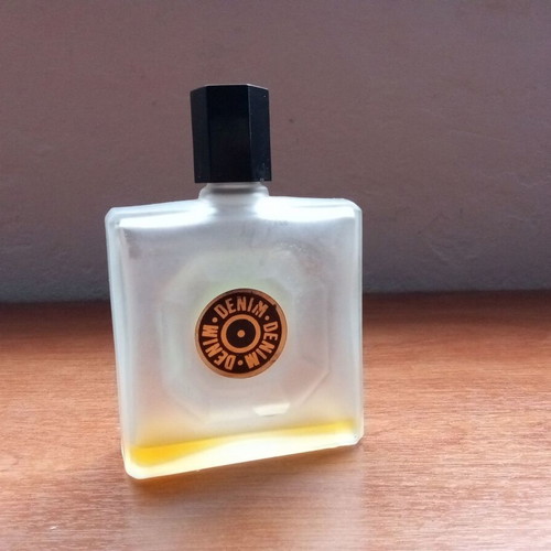 Vintage Denim fragrance bottle from 1980s used, eau de cologne