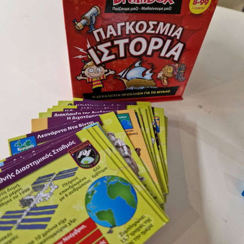 Brain Box World History Board Game like new